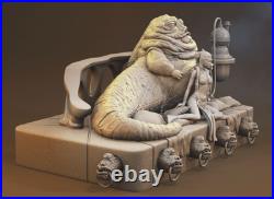 Jabba Diorama Statue Model Kit Star Wars Unpainted/Unassembled