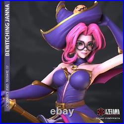 Janna League of Legends resin scale model kit unpainted 3d print