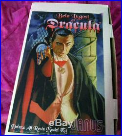 Janus Deluxe Dracula, Original, Complete, Unbuilt, Oop, Classic Resin Model Kit