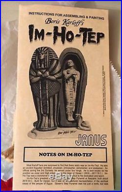 Janus Deluxe Imhotep Model Kit Im-Ho-Tep Karloff 16 Scale Resin
