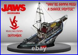 Jaws Diorama Resin Kit 1/20 Scale Orca Bruce Quint Brody 80-Piece Display Set
