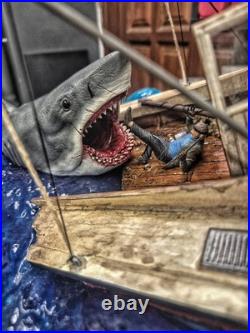 Jaws Diorama Resin Kit 1/20 Scale Orca Bruce Quint Brody 80-Piece Display Set Jaws Diorama Resin Kit 1/20 Scale Orca Bruce Quint Brody 80-Piece Display Set