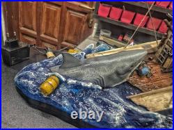 Jaws Diorama Resin Kit 1/20 Scale Orca Bruce Quint Brody 80-Piece Display Set