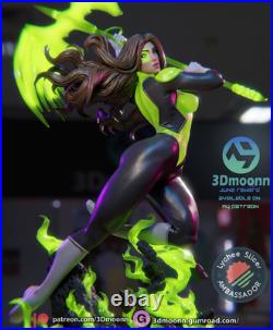 Jessica Cruz DC Fan Art Kit 18 Scale (9 inch) 3Dmoonn
