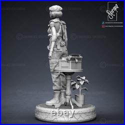 Jill Valentine Resident Evil 1 resin scale model kit unpainted 3d print