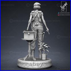 Jill Valentine Resident Evil 1 resin scale model kit unpainted 3d print
