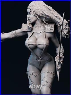 Julie Strain Heavy Metal 2000 resin scale model kit unpainted 3d print