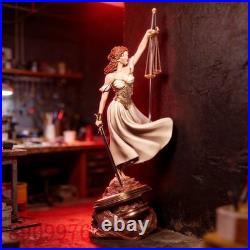 Justitia 3D Printing Figure Unpainted Model GK Sculpture Blank Kit Statue