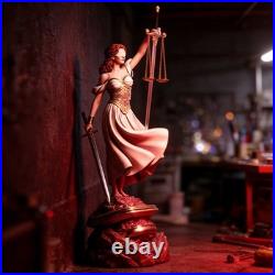 Justitia 3D Printing Figure Unpainted Model GK Sculpture Blank Kit Statue