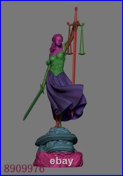 Justitia 3D Printing Figure Unpainted Model GK Sculpture Blank Kit Statue