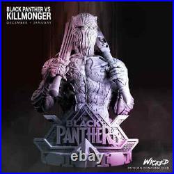 KILLMONGER Bust 14 Scale Marvel Avengers Black Panther Resin Model Kit Statue