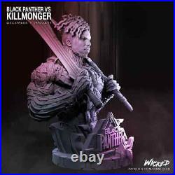 KILLMONGER Bust 14 Scale Marvel Avengers Black Panther Resin Model Kit Statue