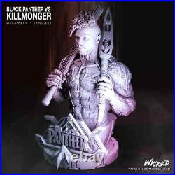 KILLMONGER Bust 14 Scale Marvel Avengers Black Panther Resin Model Kit Statue