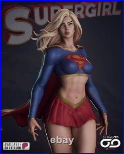 Kara Zor-El Supergirl Sexy Figure Model Statue 16 UNPAINTED UNASSEMBLED