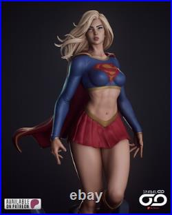 Kara Zor-El Supergirl Sexy Figure Model Statue 16 UNPAINTED UNASSEMBLED