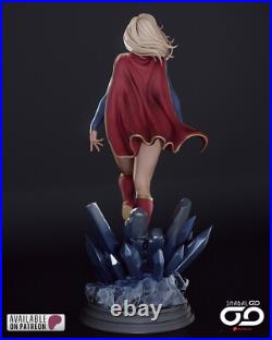 Kara Zor-El Supergirl Sexy Figure Model Statue 16 UNPAINTED UNASSEMBLED