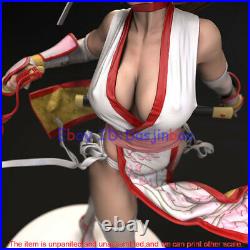 Kasumi 3D Print Model Kit 1/4 Ninja Beauty Woman Unpainted Unassembled 45cm GK