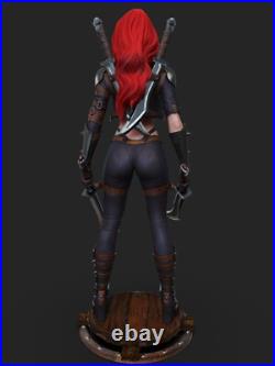 Katarina, Resin Model Kit Painted 3d Printed GK Statue Figure