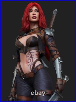 Katarina, Resin Model Kit Painted 3d Printed GK Statue Figure