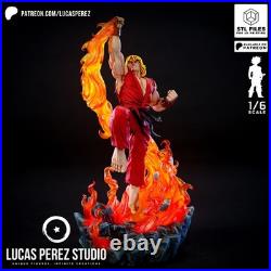 Ken Masters Resin Figure Unpainted/Painted 3D Print Model Kit Statue