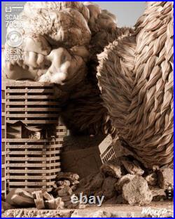 King Kong Diorama Sculpture Statue Model Kit Unpainted/Unassembled