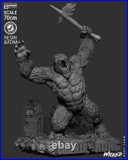 King Kong Diorama Sculpture Statue Model Kit Unpainted/Unassembled