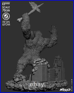 King Kong Diorama Sculpture Statue Model Kit Unpainted/Unassembled