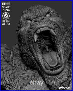 King Kong Diorama Sculpture Statue Model Kit Unpainted/Unassembled