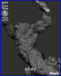 King Kong Diorama Sculpture Statue Model Kit Unpainted/Unassembled