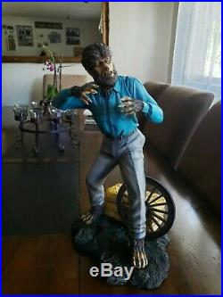 KitKong Model Mansion Wolf Man Jeff Yagher 1/4 Scale Resin Model Kit Painted