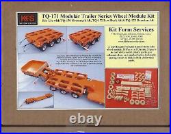 Kit Form Service TQ171 Modular Trailer Series Wheel Module Kit. 1/24th scale