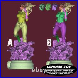 Kitty Pryde NSFW 2 Ver hot Resin Model Kit Unpainted 3d Print GK Statue Figure