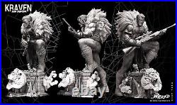 Kraven the hunter resin scale model kit unpainted 3d print