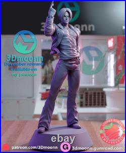 Kyo Kusanagi- The King of Fighters Fan Art Kit 18 Scale (9 inch) 3Dmoonn
