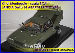 LANCIA DELTA S4 Abarth Prototype 1/24 1 24 RESIN KIT by SAA MODEL