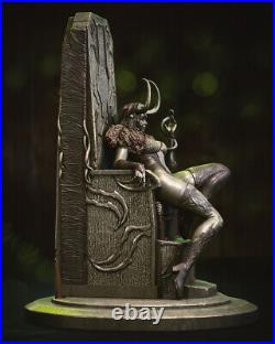 Lady Loki 1/6 Unpainted GK Models 3D Printed Figure Unassembled Resin Kits 43cmH