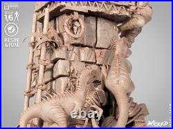 Lara Croft 3D Printed Figure, Unpainted Tomb Raider Model Kit