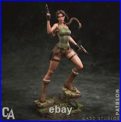Lara Croft 3d Printed Model Unassembled Unpainted 1/8-1/3 Lara Croft 3d Printed Model Unassembled Unpainted 1/8-1/3