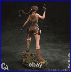 Lara Croft 3d Printed Model Unassembled Unpainted 1/8-1/3 Lara Croft 3d Printed Model Unassembled Unpainted 1/8-1/3