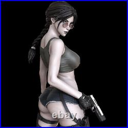 Lara Croft+NSFW 1/12 3D Printed 12K Figure Resin Model Kit Unassembled