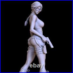 Lara Croft+NSFW 1/12 3D Printed 12K Figure Resin Model Kit Unassembled