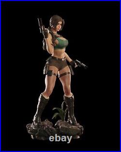 Lara Croft Tomb Raider 3D Printed 12K Figure Statue Resin Model Kit Unassembled