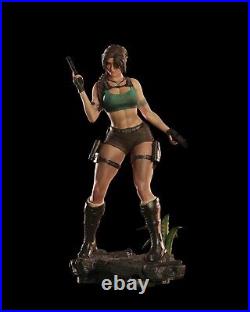 Lara Croft Tomb Raider 3D Printed 12K Figure Statue Resin Model Kit Unassembled