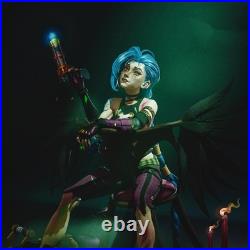 League of Legens-Jinx 3D Printed 12K Figure Statue Resin Model Kit Unassembled