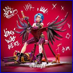 League of Legens-Jinx 3D Printed 12K Figure Statue Resin Model Kit Unassembled