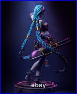 League of Legens-Jinx 3D Printed 12K Figure Statue Resin Model Kit Unassembled