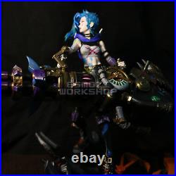 League of Legens-Jinx 3D Printed 12K Figure Statue Resin Model Kit Unassembled