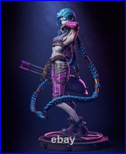 League of Legens-Jinx 3D Printed 12K Figure Statue Resin Model Kit Unassembled