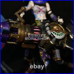 League of Legens-Jinx 3D Printed 12K Figure Statue Resin Model Kit Unassembled