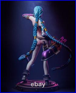League of Legens-Jinx 3D Printed 12K Figure Statue Resin Model Kit Unassembled